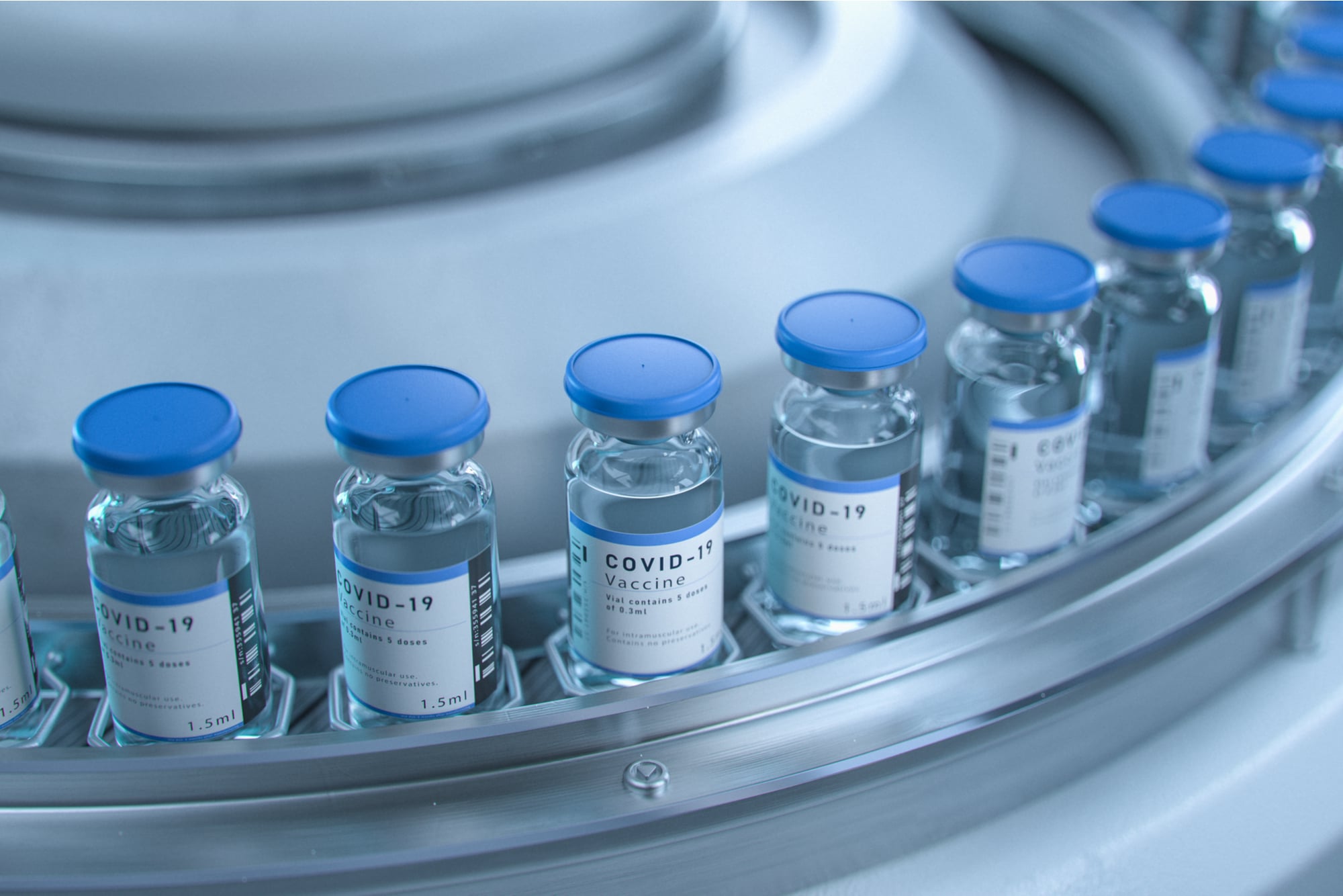 COVID-19 vaccine bottling