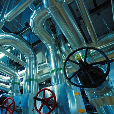 Inside factory